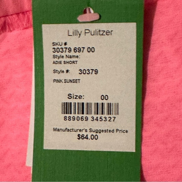 Lilly Pulitzer Adie Short Sunset Pink - Picture 3 of 3
